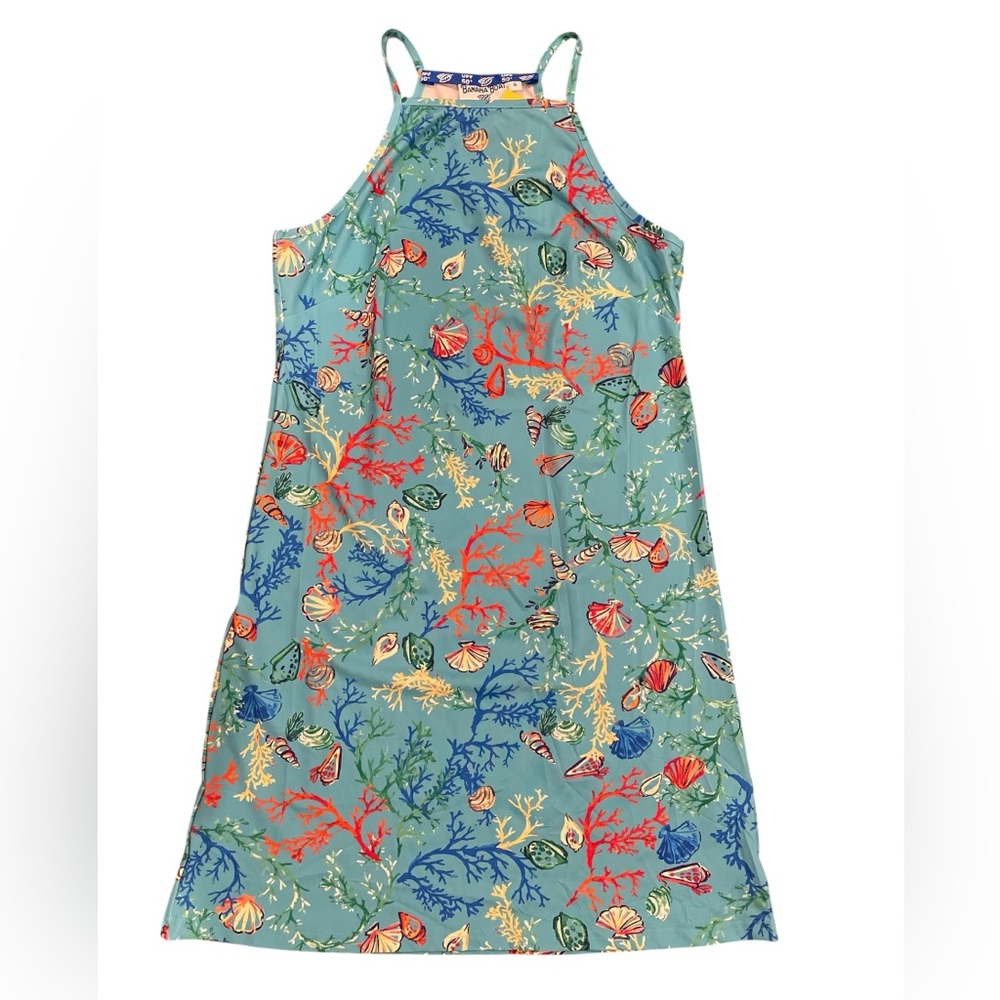 Banana Boat Ocean Print Beach Dress Size Small NWT